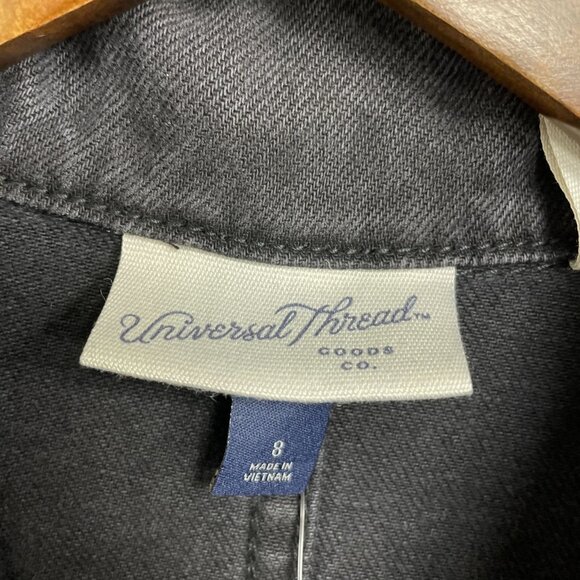 NEW Women's 8 Long Sleeve Utility Baggy Denim Jumpsuit - Universal Thread i1580 - Picture 7 of 9